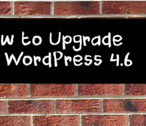 How to upgrade to WordPress 4.6 Pepper