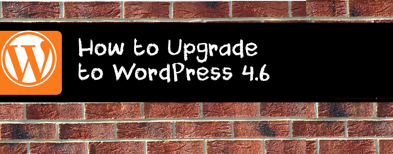 How to upgrade to WordPress 4.6 Pepper