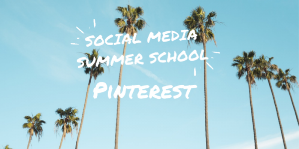 Social Media Summer School Pinterest workshop