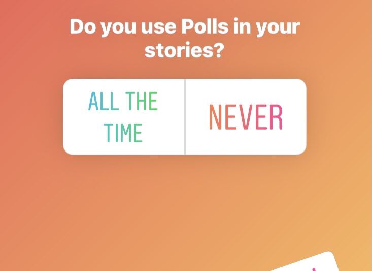 instagram poll