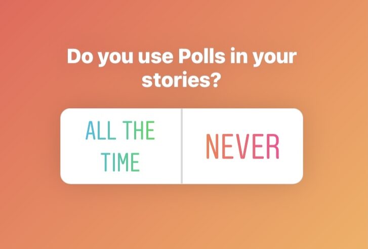 instagram poll