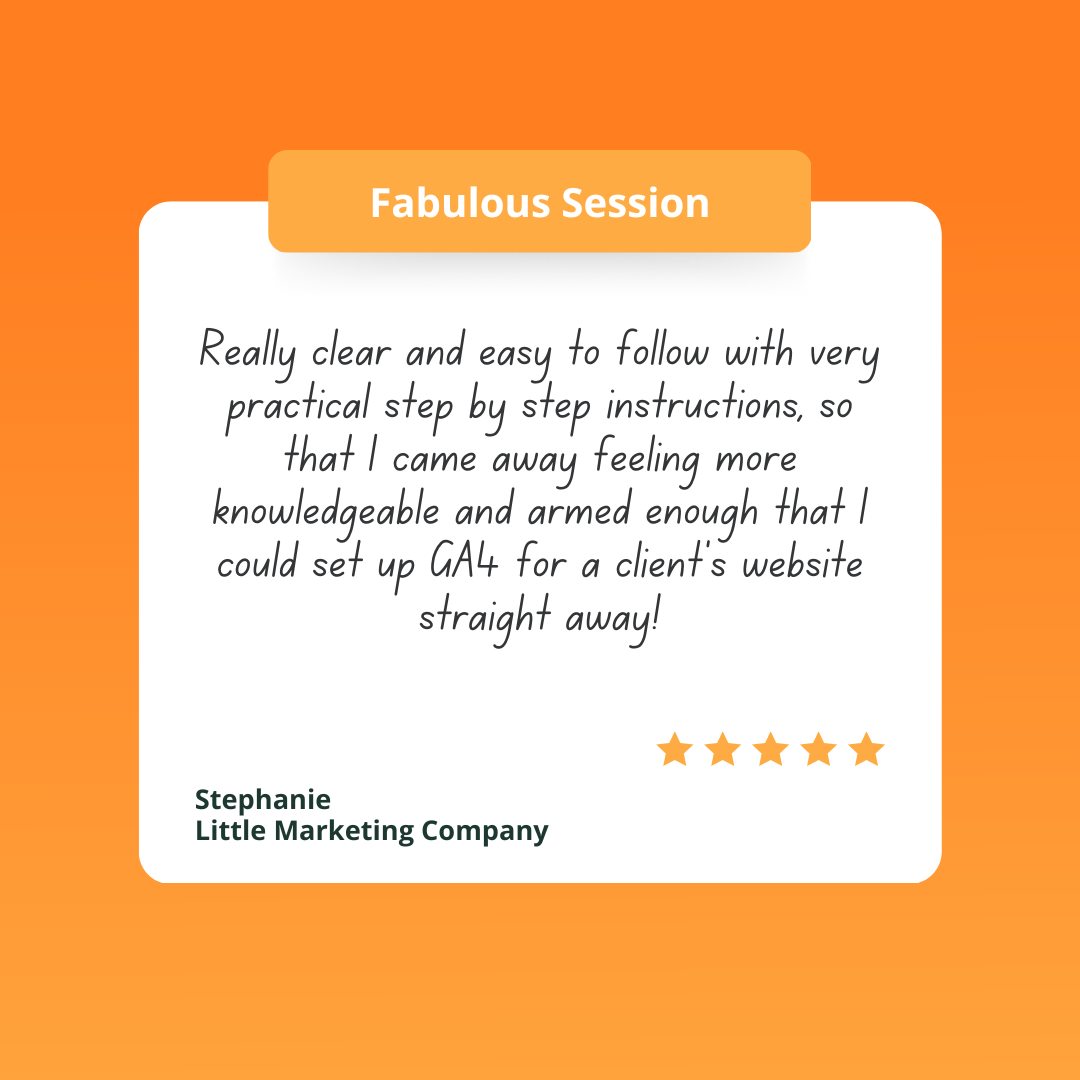 Google Analytics Testimonial